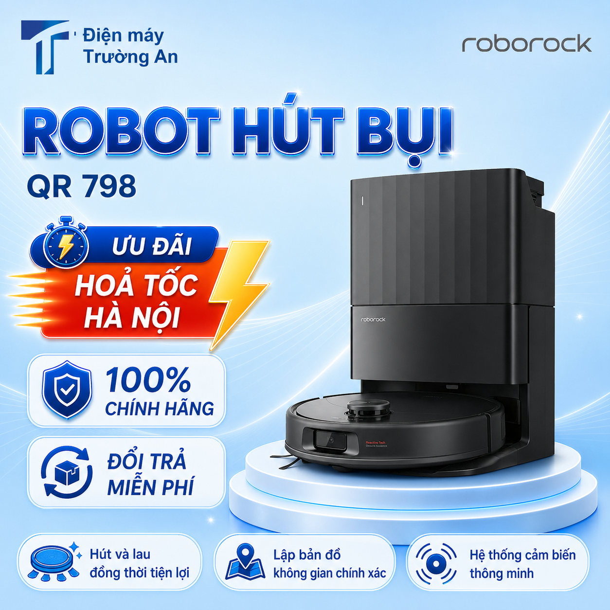 Robot hút bụi Roborock QR 798